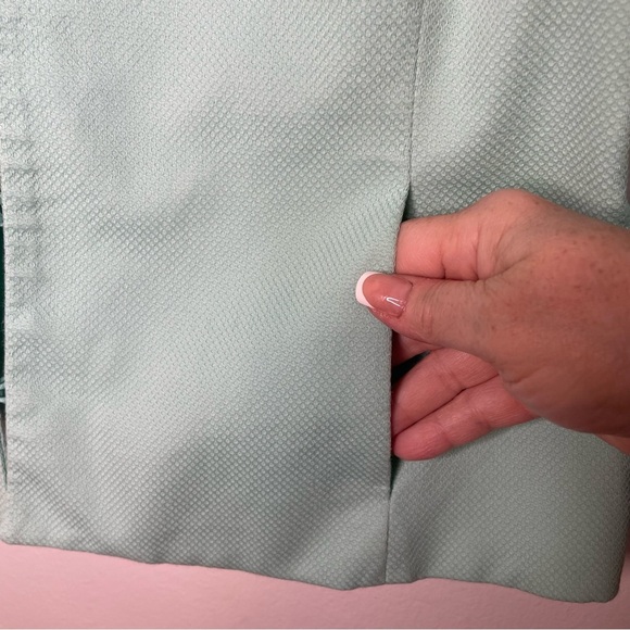 Anne‎ Klein Blazer Light Green Spring Summer Boho Fairy core Size Stretch 8 - Picture 6 of 12